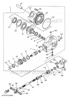CARDAN / COUPLE CONIQUE pour Yamaha XVS650 de 1999