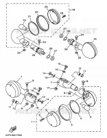 CLIGNOTANT pour Yamaha XVS650 de 1999