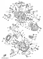 CULASSE pour Yamaha XVS650 de 1999