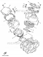 CYLINDRE pour Yamaha XVS650 de 1999