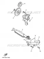 POMPE A HUILE pour Yamaha XVS650 de 1999