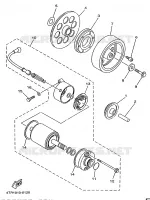 EMBRAYAGE DE DEMARREUR pour Yamaha XVS650 de 1999