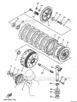 EMBRAYAGE DE DEMARREUR pour Yamaha XVS650 de 1999