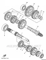 TRANSMISSION pour Yamaha XVS650 de 1999