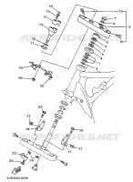 DIRECTION pour Yamaha XVS650 de 1999