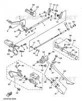 SUPPORT / REPOSE PIEDS pour Yamaha XVS650 de 1999