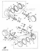 CLIGNOTANT pour Yamaha XVS650 de 1999