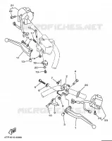 COMMODO / LEVIER pour Yamaha XVS650 de 1999