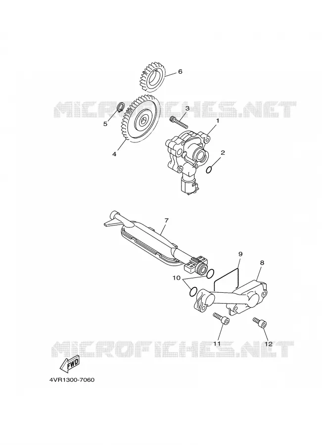 POMPE A HUILE Yamaha MOTO 650 1999 DRAGSTAR  XVS650A