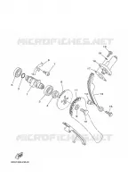 ARBRE A CAMES / CHAINE DE DISTRIBUTION pour Yamaha YB125SPD de 2008