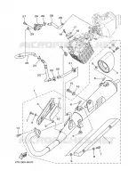 ECHAPPEMENT pour Yamaha YB125SPD de 2008