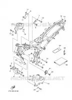 CADRE pour Yamaha YB125SPD de 2008