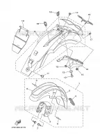 GARDE BOUE pour Yamaha YB125SPD de 2008