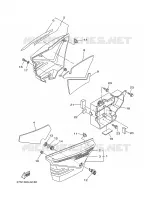 COUVERCLE LATERAL pour Yamaha YB125SPD de 2008