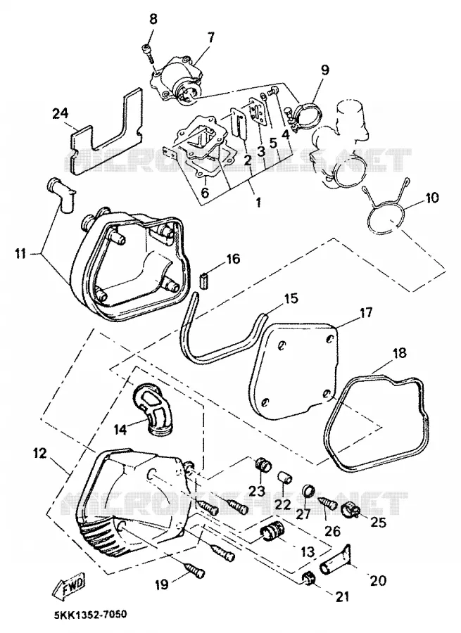 ADMISSION Yamaha SCOOTER 100 1999 YN  YN100
