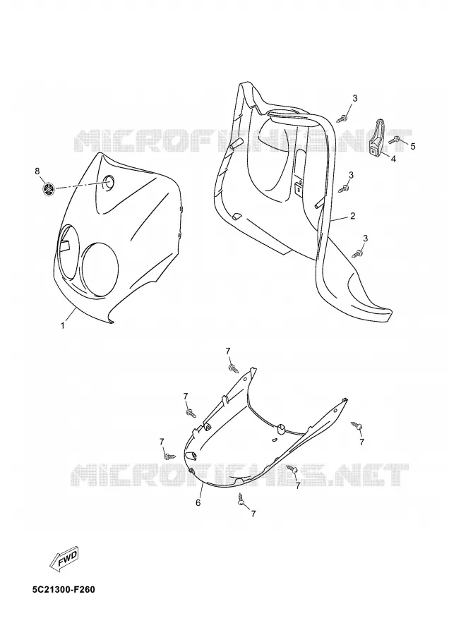PROTEGE JAMBES Yamaha SCOOTER 50 2009 NEOS 4T  YN50F