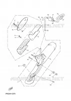ECHAPPEMENT pour Yamaha NEO'S MOFA de 2008