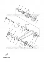 EMBRAYAGE DE DEMARREUR pour Yamaha NEO'S MOFA de 2008