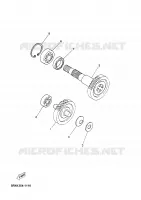 TRANSMISSION pour Yamaha NEO'S MOFA de 2008