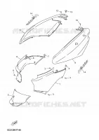 COUVERCLE LATERAL pour Yamaha NEO'S MOFA de 2008