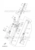 FOURCHE pour Yamaha NEO'S MOFA de 2008