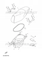 SELLE pour Yamaha NEO'S MOFA de 2008