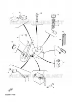 PARTIE ELECTRIQUE 2 pour Yamaha NEO'S MOFA de 2008