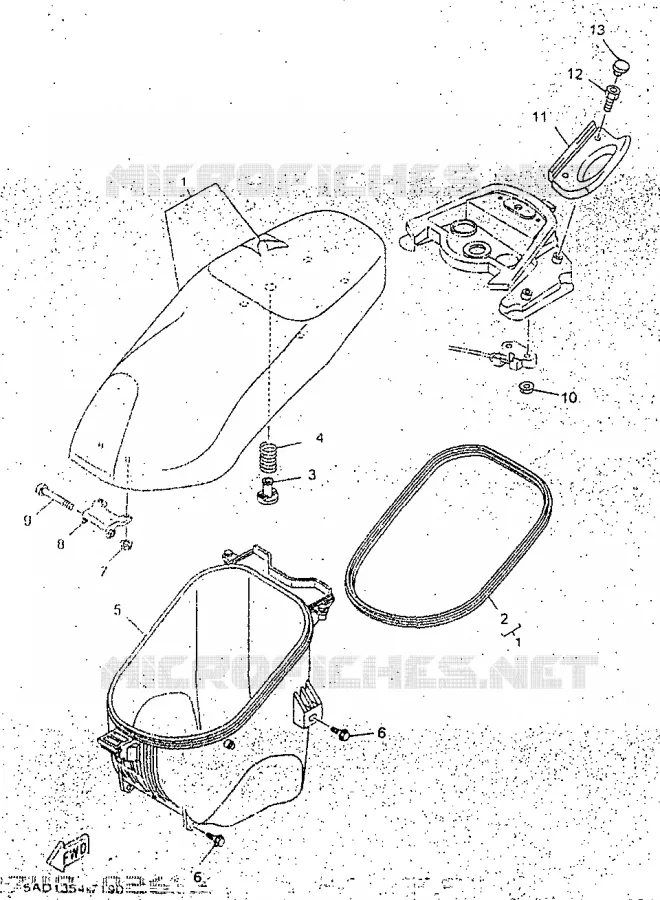 SELLE Yamaha SCOOTER 50 1998 NEOS  YN50R