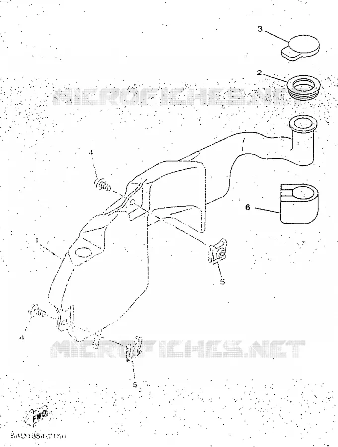 RESERVOIR A ESSENCE Yamaha SCOOTER 50 1998 NEOS  YN50R