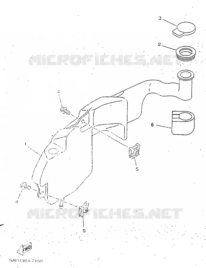 RESERVOIR D'HUILE Yamaha SCOOTER 50 1998 NEOS  YN50R