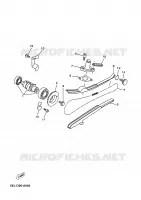 ARBRE A CAMES / CHAINE DE DISTRIBUTION pour Yamaha YP125E de 2005