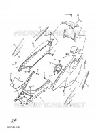 COUVERCLE LATERAL pour Yamaha YP125E de 2005
