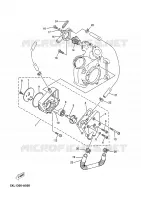 POMPE A EAU / DURITES pour Yamaha YP180E de 2005