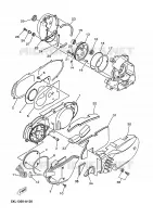 CARTER   MOTEUR 1 pour Yamaha YP180E de 2005