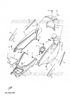COUVERCLE LATERAL pour Yamaha YP180E de 2005