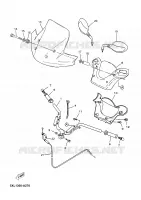 GUIDON ET CABLES pour Yamaha YP180E de 2005