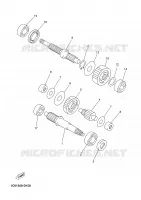 TRANSMISSION pour Yamaha YP250R de 2006