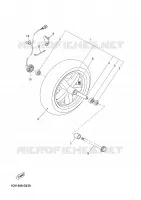 ROUE AVANT pour Yamaha YP250R de 2006