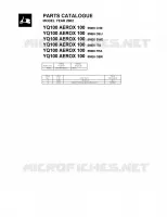 * CATALOG PREFACE * pour Yamaha YQ100 de 2002
