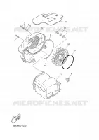 TURBINE / CARTERS DE REFROIDISSEMENT pour Yamaha YQ100 de 2002