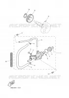 POMPE A HUILE pour Yamaha YQ100 de 2002
