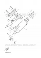 ECHAPPEMENT pour Yamaha YQ100 de 2002