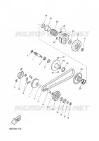 EMBRAYAGE DE DEMARREUR pour Yamaha YQ100 de 2002