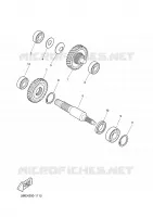 TRANSMISSION pour Yamaha YQ100 de 2002