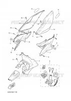 COUVERCLE LATERAL pour Yamaha YQ100 de 2002
