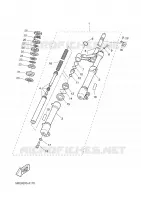 FOURCHE pour Yamaha YQ100 de 2002