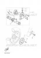 ETRIER DE FREIN AVANT pour Yamaha YQ100 de 2002