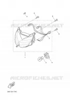 PHARE  pour Yamaha YQ100 de 2002