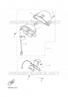FEU ARRIERE pour Yamaha YQ100 de 2002