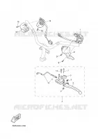 COMMODO / LEVIER pour Yamaha YQ100 de 2002